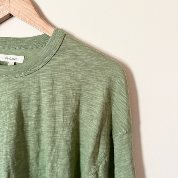 Madewell Green Long-Sheeve Tee - Picture 2 of 7
